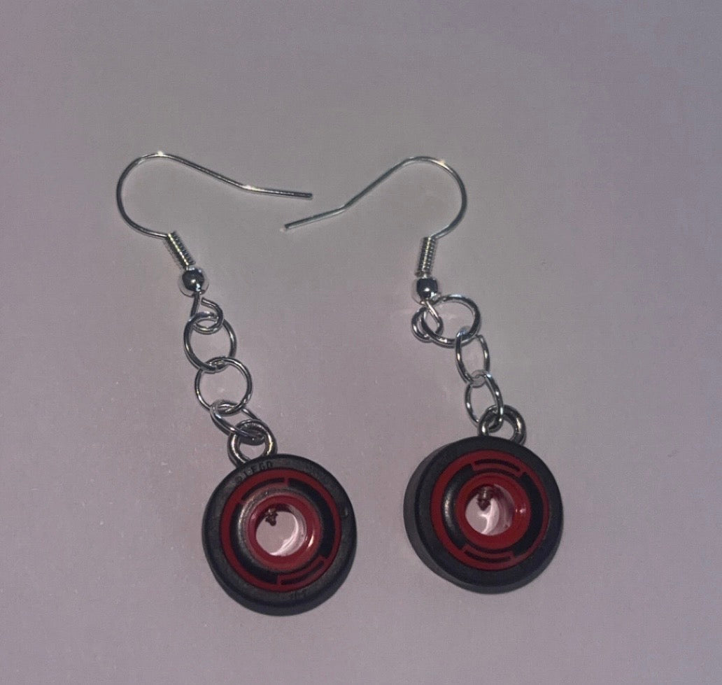 Lego Wheel Earrings
