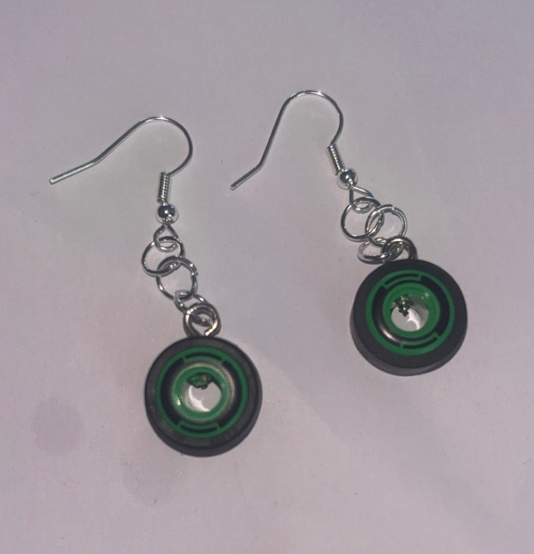 Lego Wheel Earrings