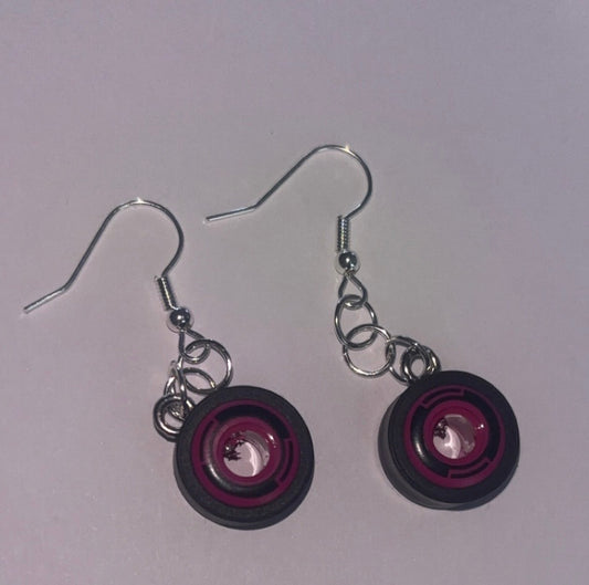 Lego Wheel Earrings